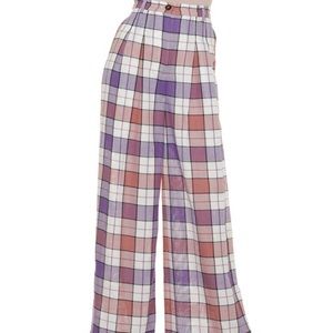 NWT Snidel Wide Leg High Waist Pants purple